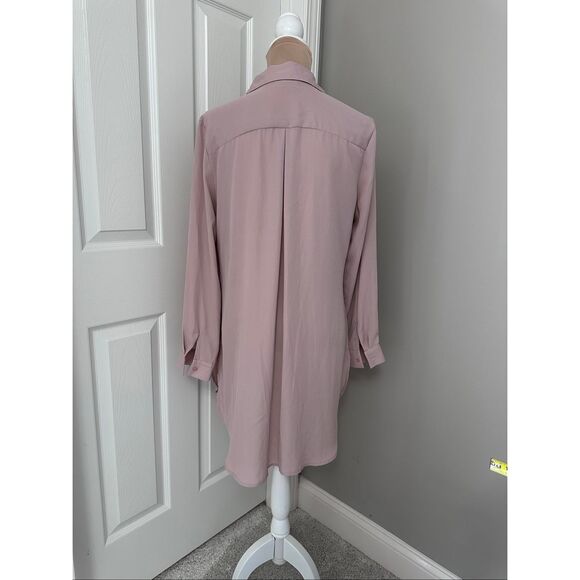 Delicate pink Como Vintage chiffon blouse - Picture 3 of 9
